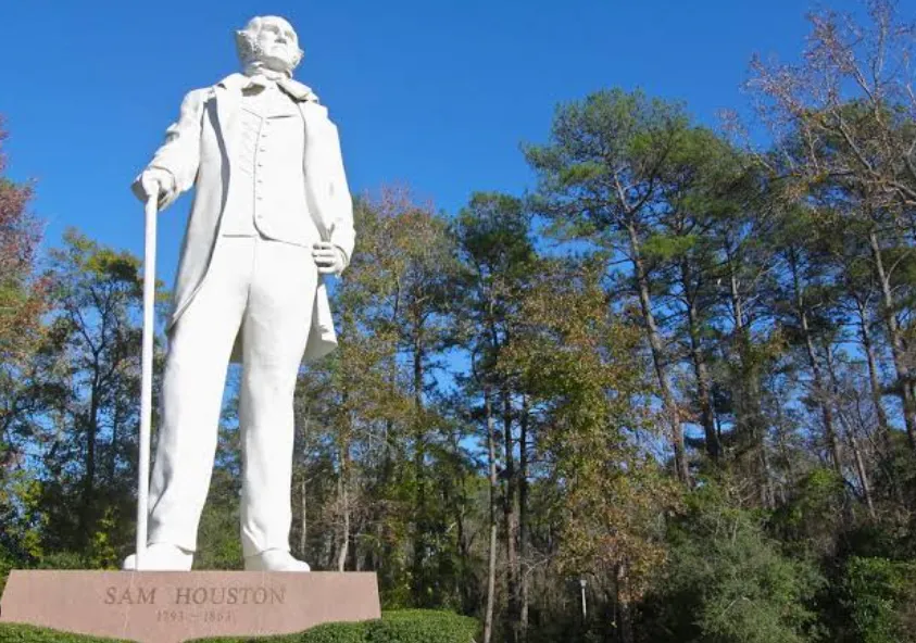 Sam Houston statue in Huntsville, Texas